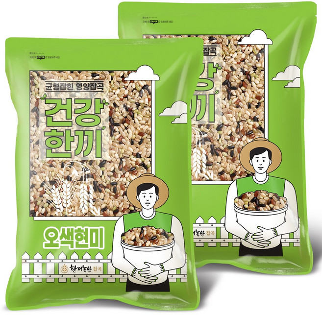 한끼농산 국산 오색현미 10kg(5kg+5kg) 대용량