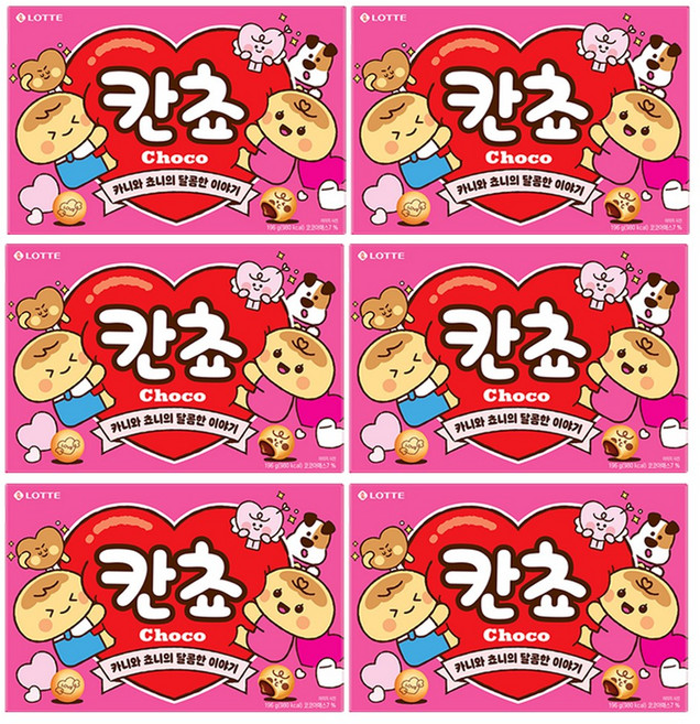 롯데 칸쵸 대용량 196g x 6개