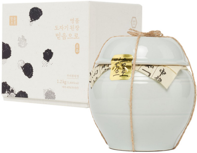 믿음으로 명품 도자기 된장1.2kg, 1.2kg, 1개