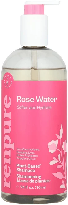렌퓨어 식물성 샴푸 로즈워터 710ml (24 fl oz) RNP-02956 - 쿠팡