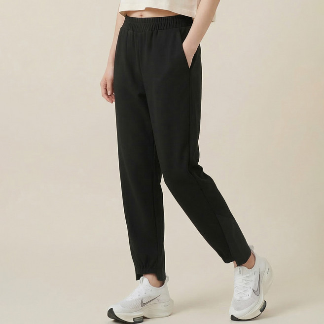 미미캐츠 국내생산 어반 데일리 여성 언발 조거 팬츠 MC6109