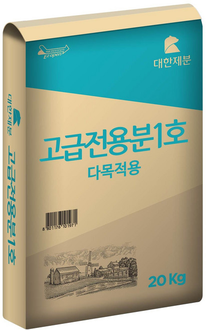 대한제분 고급전용분1호 다목적용, 20kg, 1개