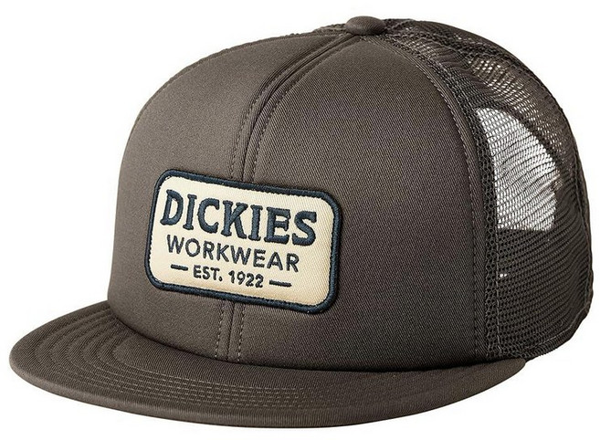 Dickies 남성용 플랫 빌 트러커 Embr 트윌 Patc 포함 초록색. 단일 사이즈