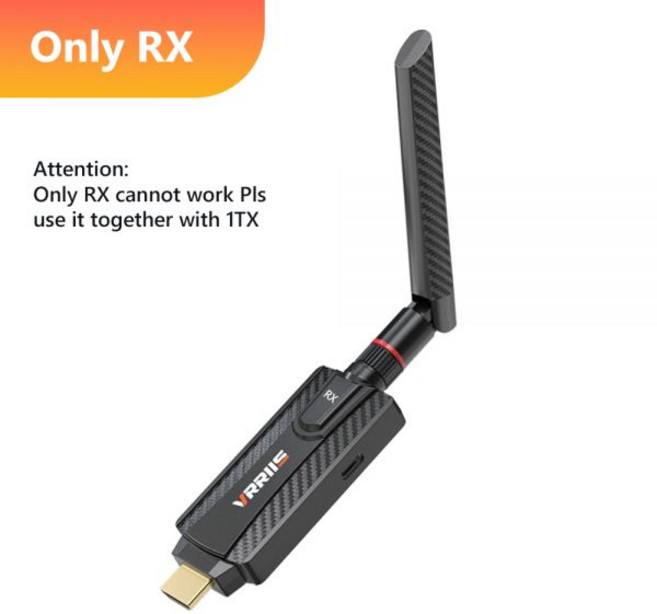 200M 무선 HDMI호환 비디오 송수신기 5G 미니 확장기 TV 스틱 (회의 사무실 프로젝터 및 가정용 카메라용), Only RX, CHINA_200M