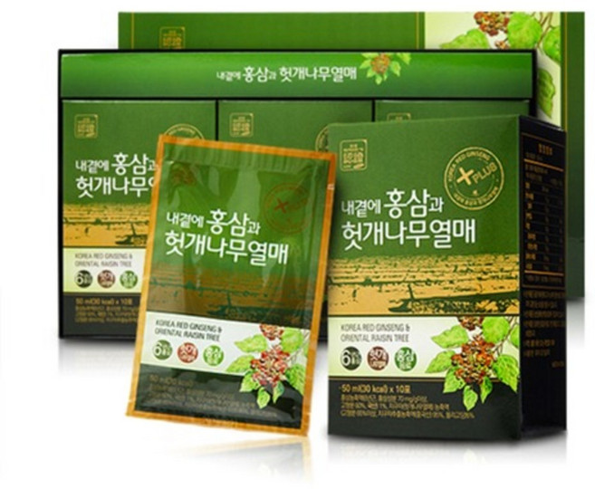 홍삼 헛개나무 농축액 건강음료 50mlx30포 건강 차 물 주스 직장 가족 명절 선물, 단품, 50ml, 1박스