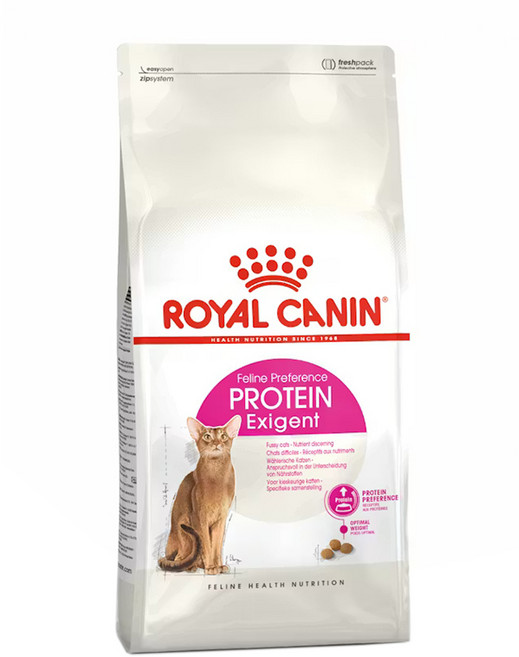 ROYAL CANIN 貓咪精選 高蛋白質挑嘴配方乾糧 E42, 4kg, 1包, 挑嘴貓營養滿分配方成貓E42