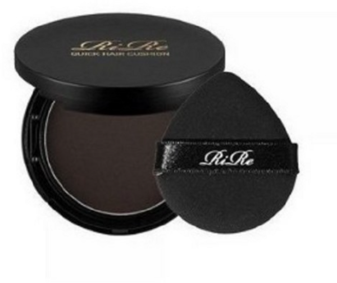 리르 퀵 헤어 흑채 쿠션 14g, 블랙, 1개