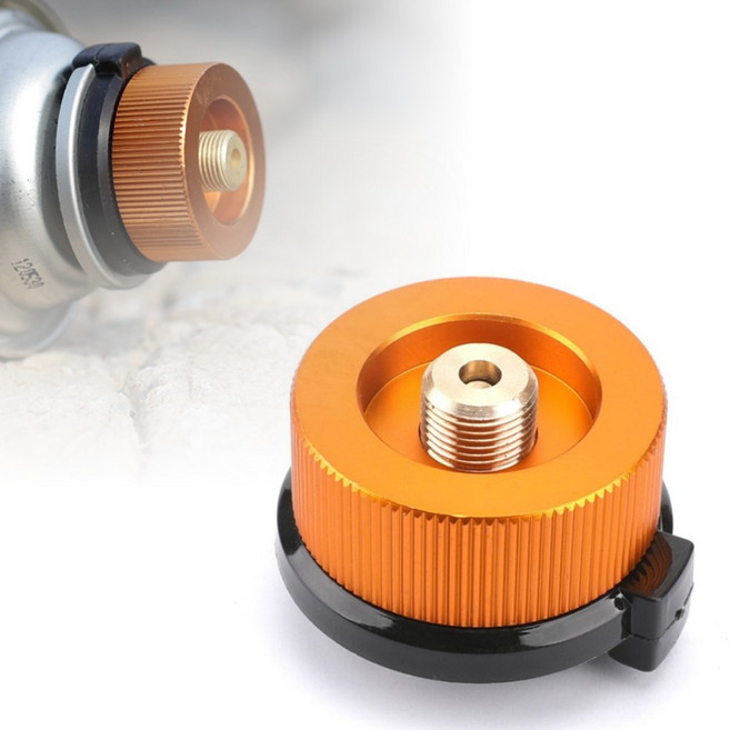 이소가스 부탄가스 변환 어댑터 젠더 충전 리필 커넥터 버너 토치 호스 연장 캠핑 차박 백패킹 야외용 연결 전환