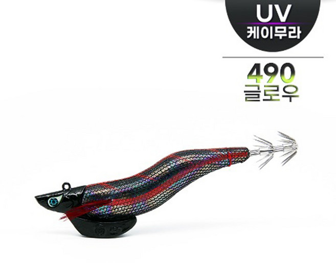 쿠로시오 도깨비 오동목 팁런 에기 무늬오징어 TR, 1개, 30g, 10. 저승사자no1_3.0호