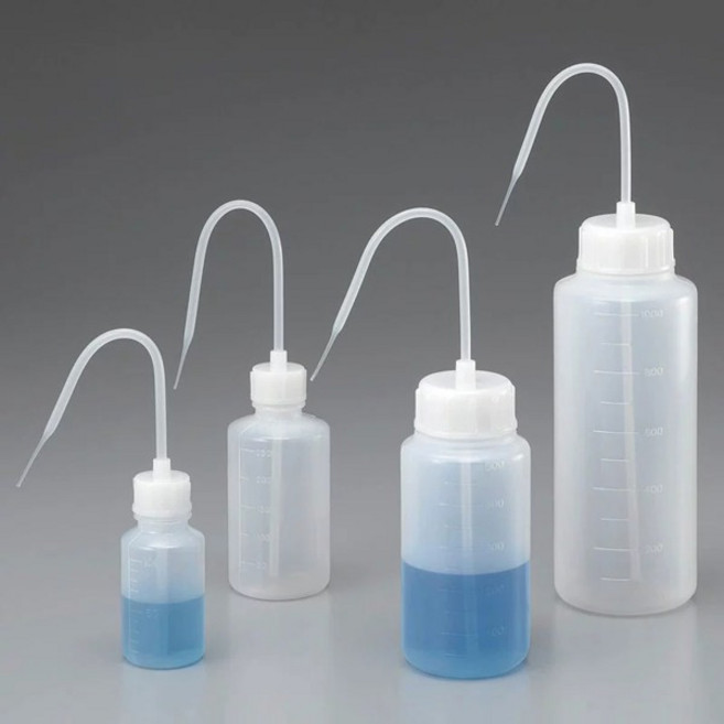 150ml 250ml 500ml 1000ml 플라스틱 짜기 병 세척 팔꿈치 린스 병 빨간색 흰색 스케일 팁, 13 white cap 1000ml, 01 CHINA