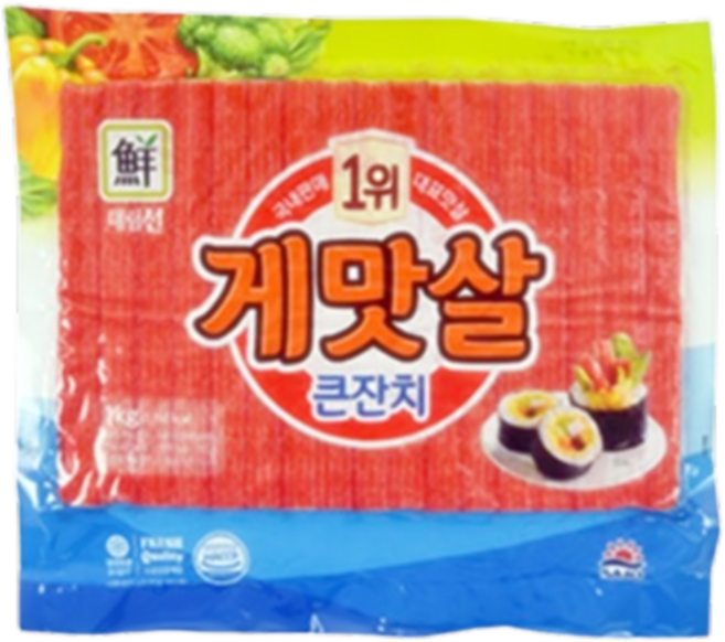 대림 큰잔치 게맛살 1K / 대림선 사조오양 냉장 맛살 1kg, 8개