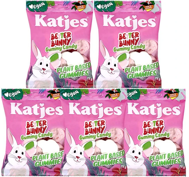 캇예스 비건 젤리 배러버니, 75g, 5개 - 쿠팡