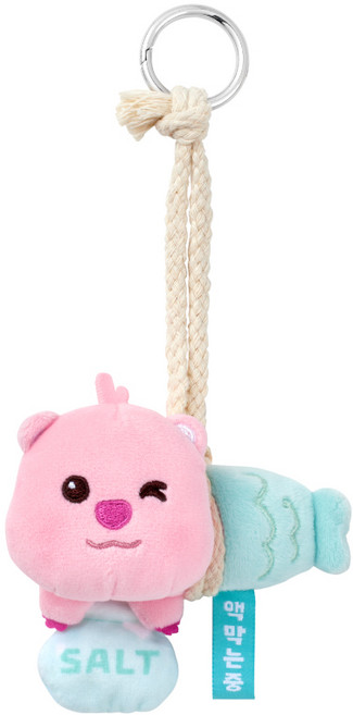 잔망루피 액막이 봉제 키링 - 액막는중, 1개