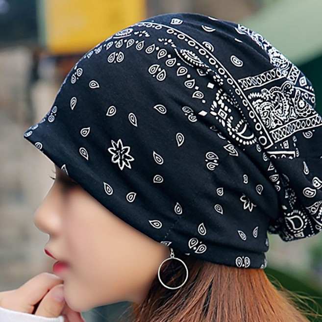 페로키 여성 항암 비니 두건 모자 반다나