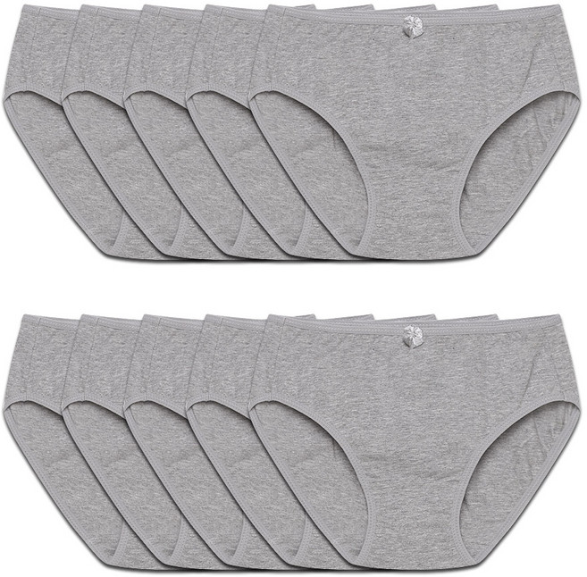 젝시나인 순면95% 60수 면스판 빅사이즈 리본팬티 10종 세트 L-3XL 여성팬티 여성빅사이즈팬티 여성면스판팬티