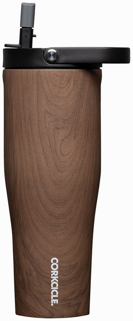 콕시클 대용량 빨대 텀블러 스트로우 보냉 진공 밀폐 go cup 30oz, 1세트, 890ml, wood