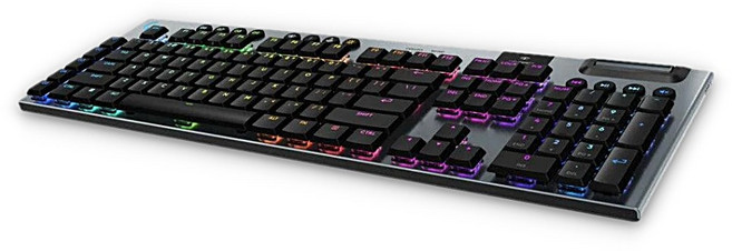 Logitech 羅技 G915 X Lightspeed 無線機械式遊戲鍵盤 黑色, 青軸