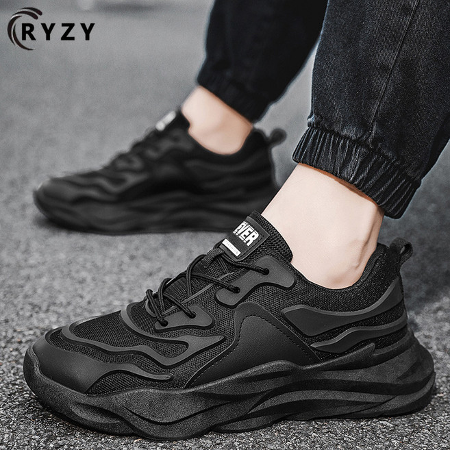 RYZY 男士運動休閒鞋 透氣網面潮流老爹鞋