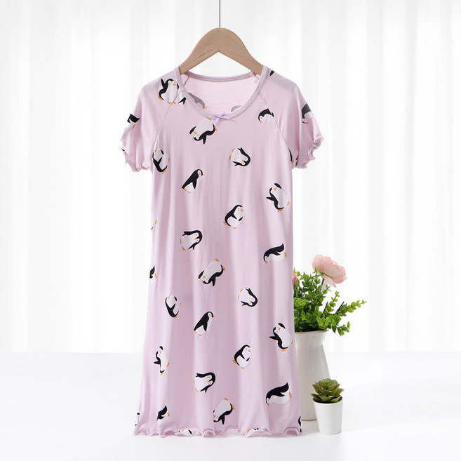 펭귄 여아 원피스 잠옷 홈웨어 [5-134]