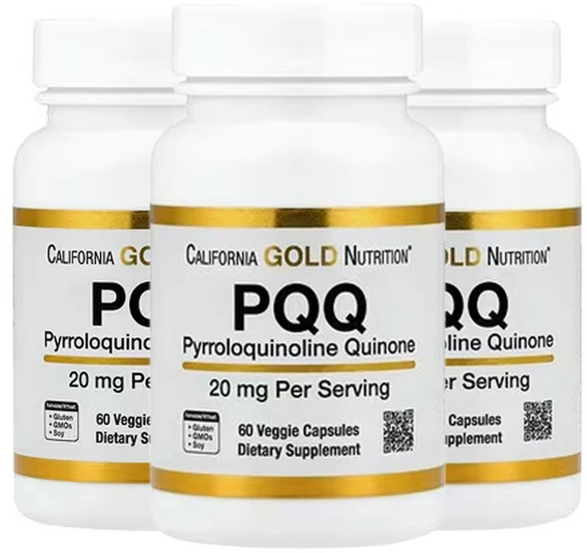 캘리포니아 골드 뉴트리션 PQQ 20mg 베지 캡슐 60정, 3개 - 쿠팡
