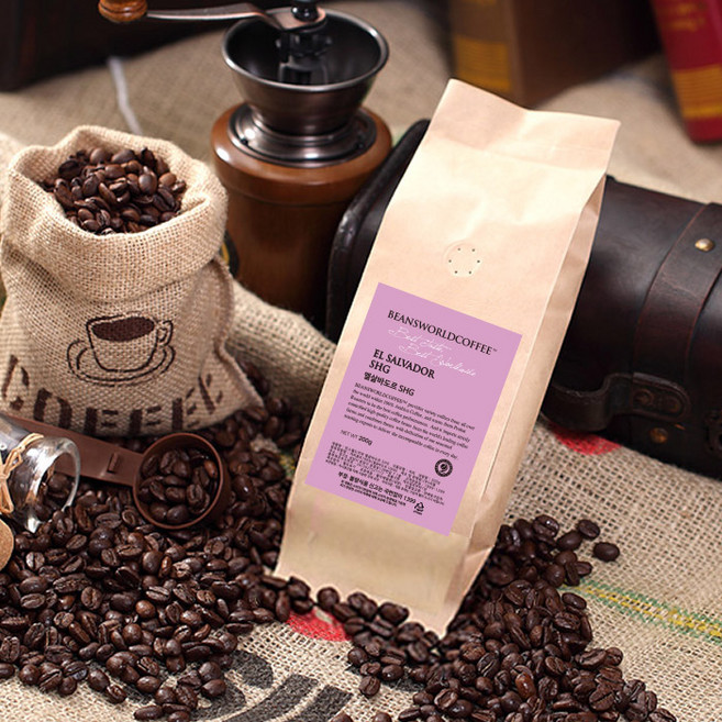 갓 볶은 엘살바도르 200g 원두커피, 고운분쇄(모카포트/에스프레스용), 1개