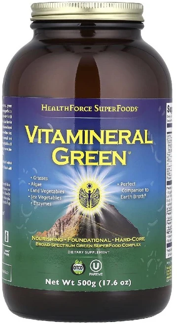 헬스포스슈퍼푸드 비타미네랄 그린 Vitamineral Green 버전5.6 500g, 1개, 1팩 - 쿠팡
