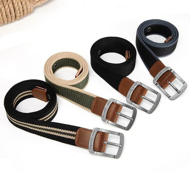 남성 캐주얼 등산 캠핑 아웃도어 캔버스 버클 벨트 밸트 남학생 면바지 캔버스 남자 레더 청바지 남성 dew+237zH