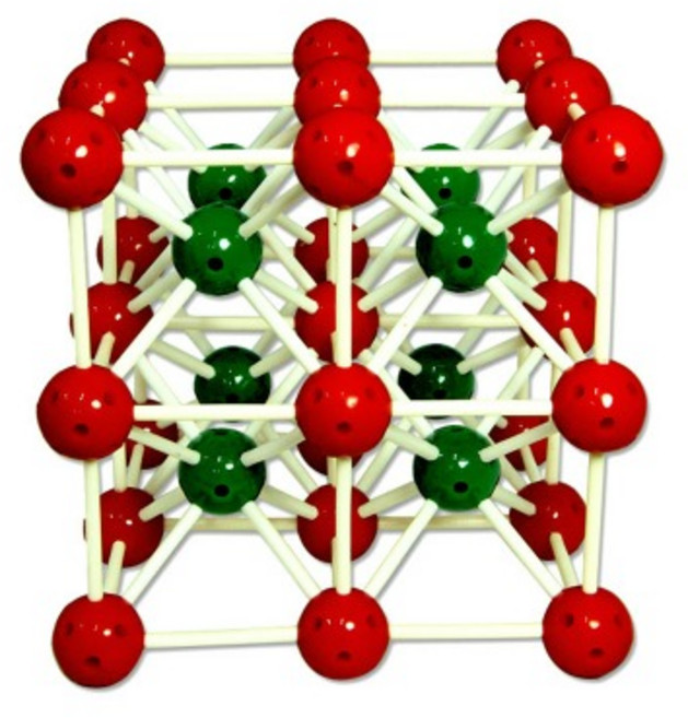 염화세슘결정구조모형 완성품