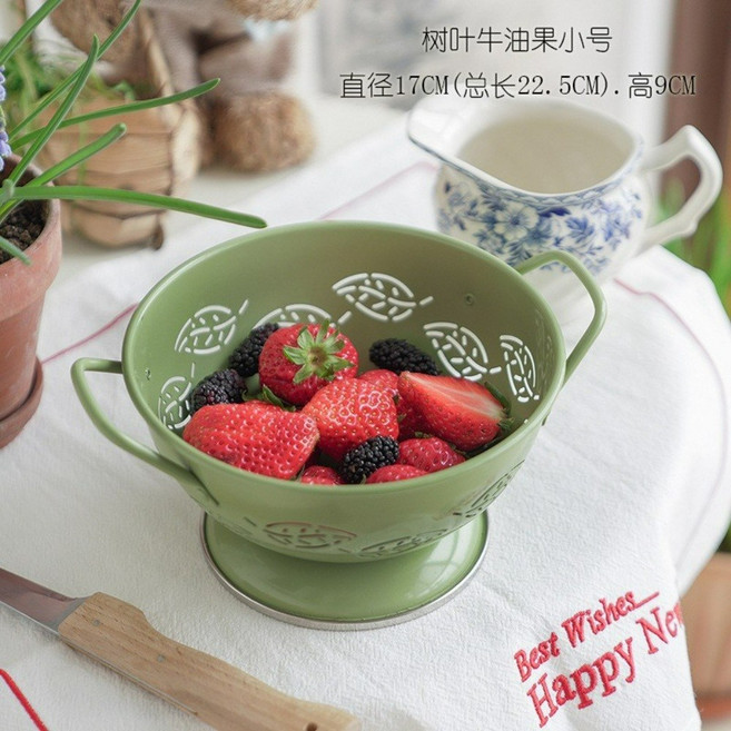 복고 스타일 과일 소쿠리 빈티지 레트로 북유럽 야채 채반