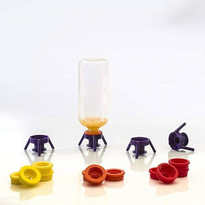 데코업 거꾸로 알뜰캡 샴푸 세제 디스펜서캡 병마개, 멀티컬러, 1세트