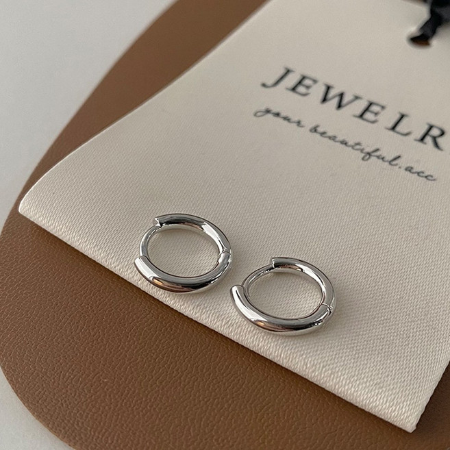 1+1 써지컬 원터치 링귀걸이 (무알러지/6mm~18mm/316L)