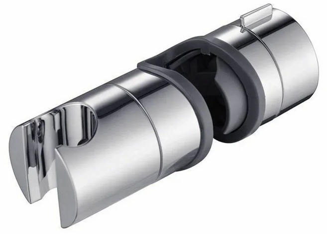 샤워 레일 슬라이드 교체 헬드 가능한 18 직경 바용 크롬 25MM 광택 조절 홀더 브래킷 핸드, 1개