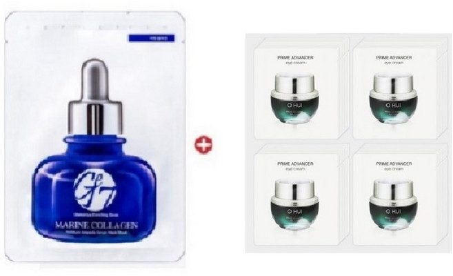 GE7 마스크2매/프라임 어드밴서 아이크림 120매, 1g, 120개