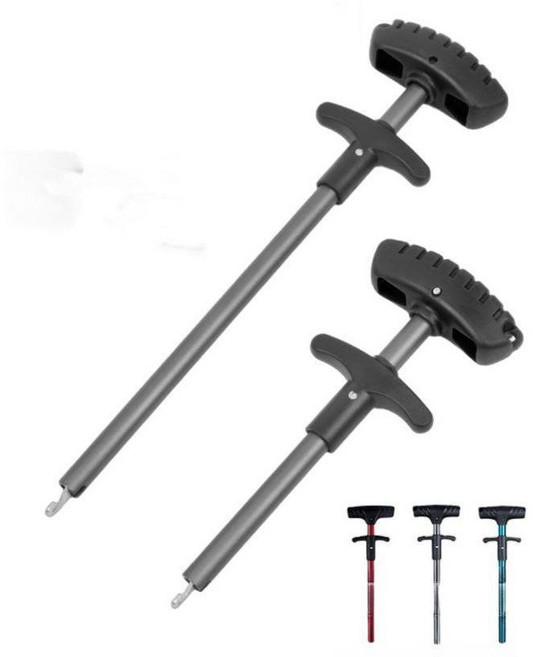 릴리저 훅리무버 후크릴리즈 손쉬운 송어바늘빼기 물고기 바늘빼기 릴리저 촉 제거기 포셉, B. 그레이-S(스카이블루/레드색 선택가능), 1개