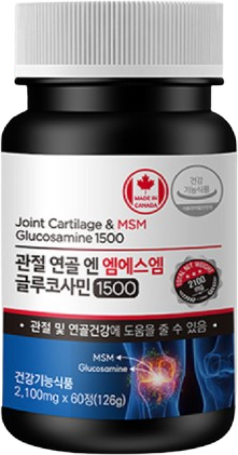 네이처 글루코사민 손가락관절 무릎관절 약1달분, 30회분, 1개