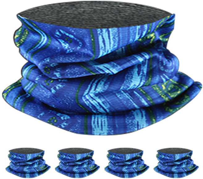 보온 방한 멀티 스카프 아웃도어 스포츠 넥워머 5개 1세트