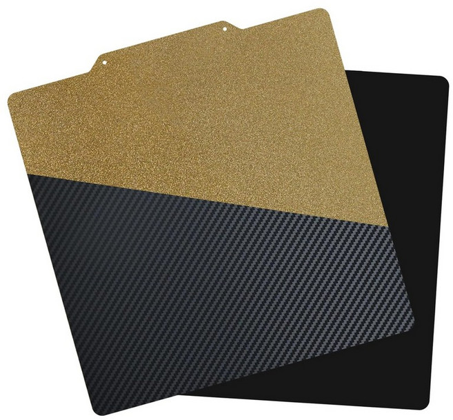 AJOYIB 3D 프린터 빌드 표면 유연한 PEI 핫베드 플레이트 양면 침대 184mm 밤부 랩 A1 미니 호환, 310*310mm, PEI & PET (Carbon Fiber Patter, 1개