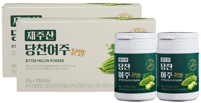 제주산 당찬 여주분말 2박스 30gX4ea(120g), 30g, 2개
