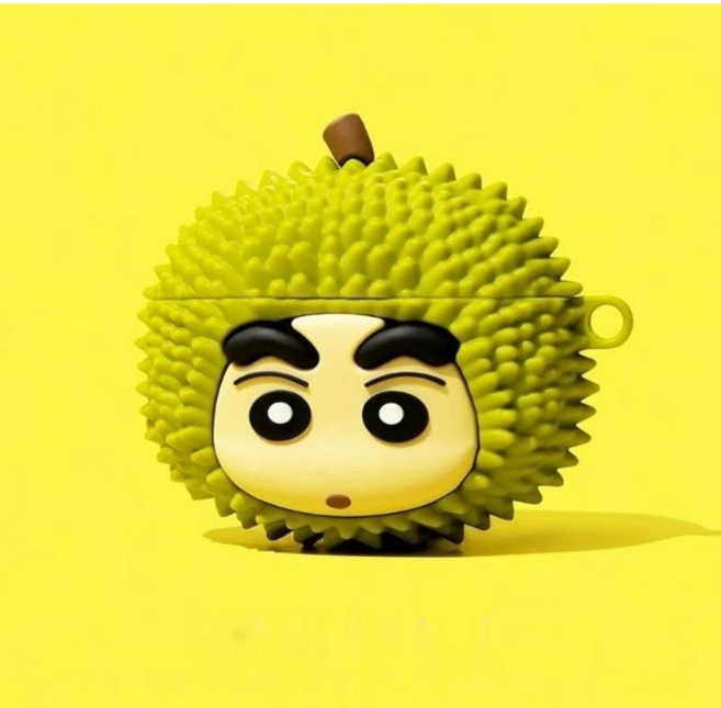 에어팟 케이스 짱구는 못말려 두리안 짱구굿즈 프로/프로2 4세대 보호 케이스 이어폰 케이스, 짱구 두리안, 버즈3/버즈3프로, 1개