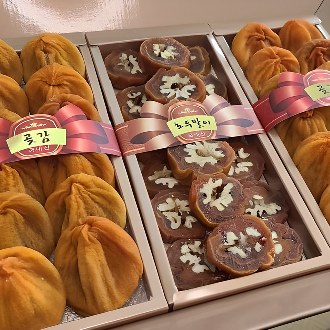 영동곶감[곶감500g+호두말이300g+곶감500g] 혼합선물세트+황금보자기증정!, 1세트