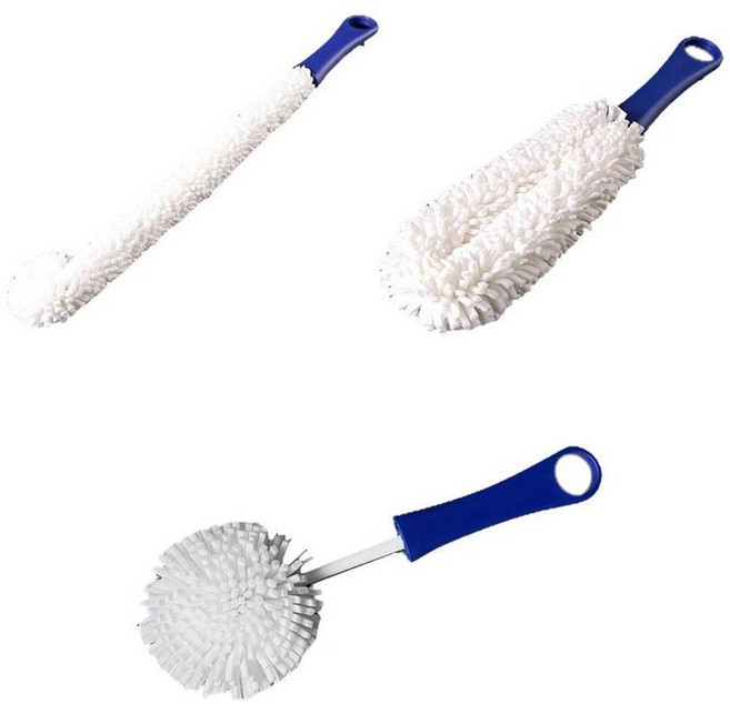 와인 디캔터 클리닝 브러시 글라스 클리너 잔 샴페인 플루트 컵 안경용, 1개, 기본