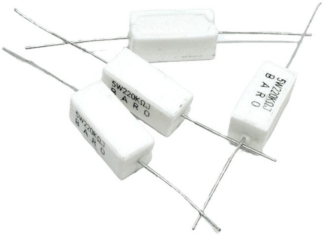 [10개단위] 시멘트저항 사기저항 5W, 100R~12KR, 5.1KR, 10개