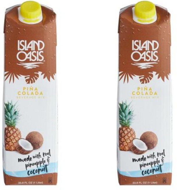 (미국직배) 아일랜드 오아시스 피나 콜라다 음료 믹스 1L 2개 Island Oasis 1 Liter Pina Colada Beverage Mix