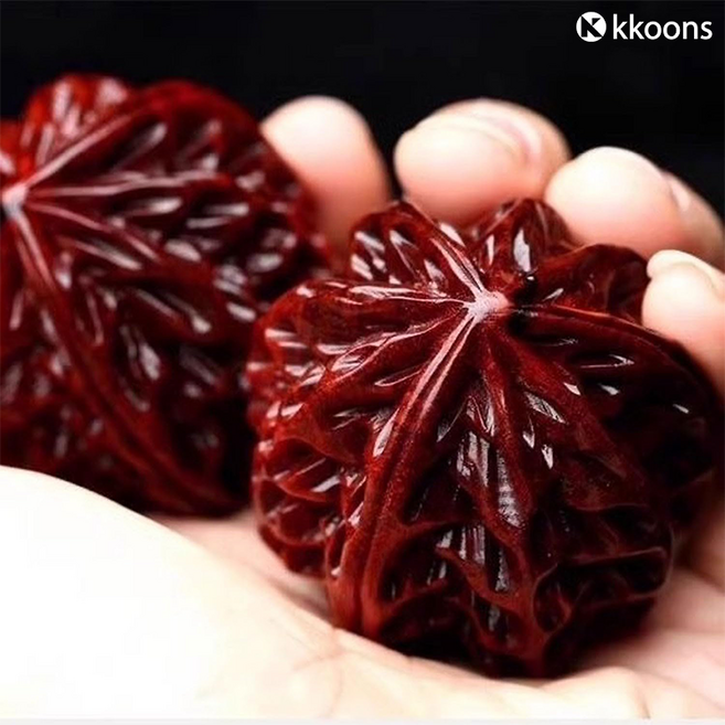 꾼스 혈액순환 호두돌리기 손지압볼 손지압기 손바닥 지압기 2P세트, 가래호두2P, 1세트