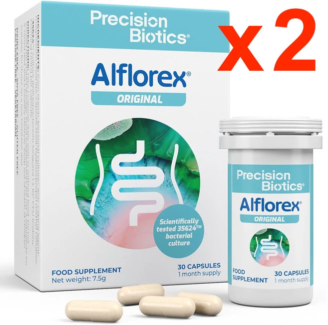 [영국발송] 30정 2팩 알플로렉스 오리지널 프로바이오틱스 Alflorex Original Probiotics, 2개 - 쿠팡