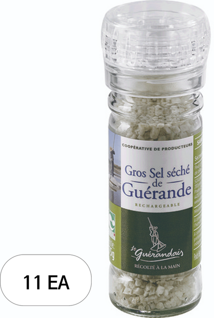 르게랑데 토판 그라인드 굵은 천일염, 75g, 11개