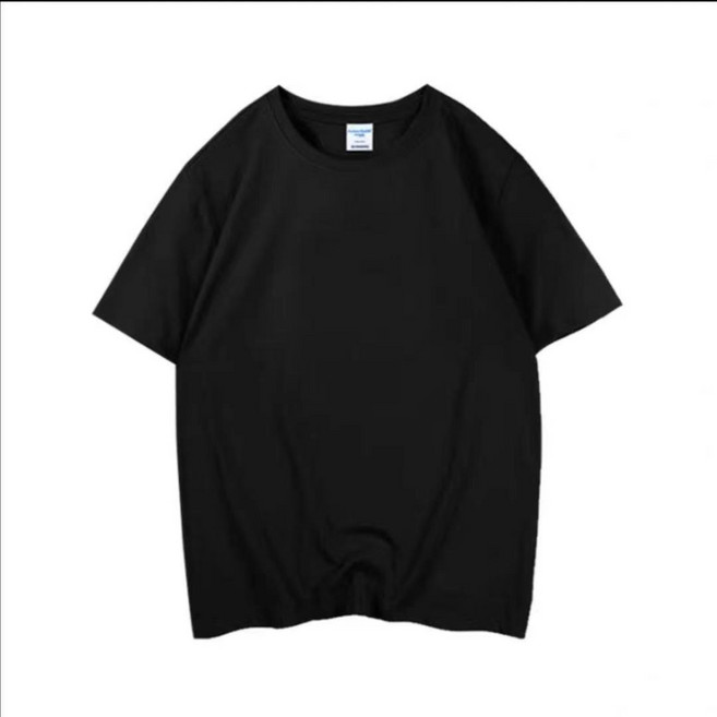 Clybo 여름 새면 단락 -화이트 여자 T- 셔츠 느슨한 프린트 인쇄 셔츠 만화 한국의 짧은 -Sleeved -sleeved