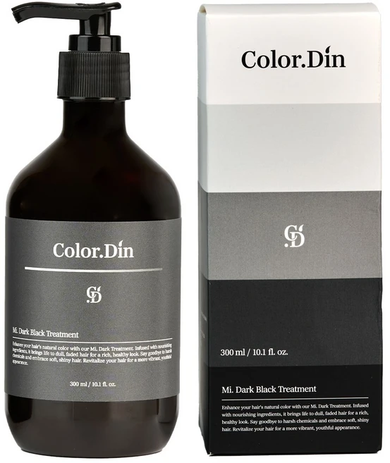 [흰머리 새치염색 전용] 컬러딘 미다크 블랙 트리트먼트, 1개, 300ml - 쿠팡