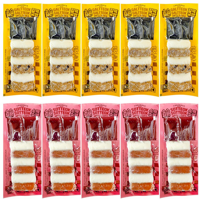 쿠즈락 소스담은 소떡소떡 (매콤양념 5P+갈떡궁합 5P)