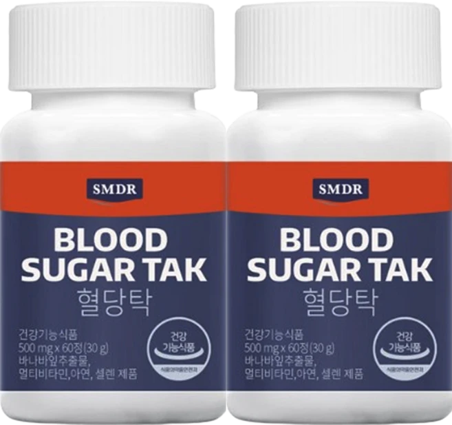 SMDR2통 혈당탁, 60정, 2개 - 쿠팡